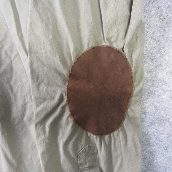 Ralph Lauren Shirt Mens Medium Green Classic Fit Button Down Elbow Patch Preppy - Picture 4 of 9